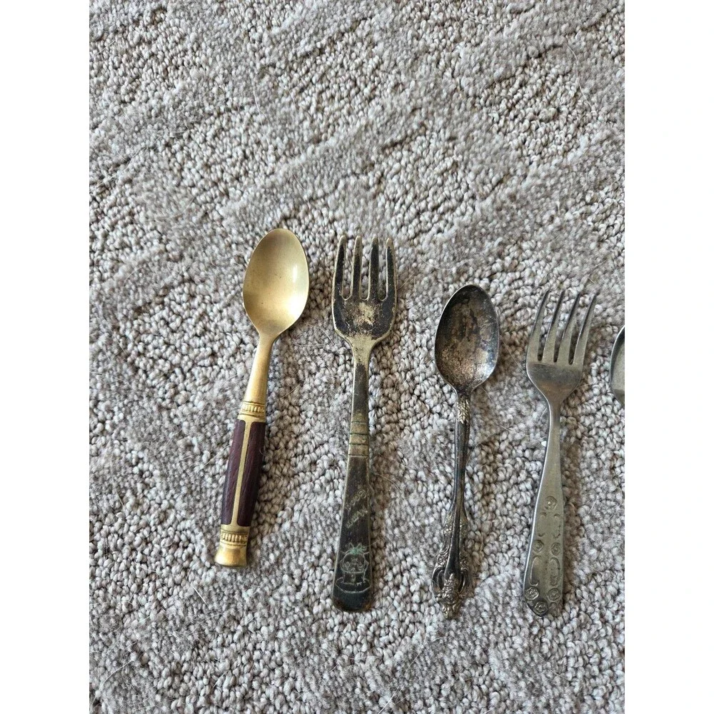 Vintage Mismatched Silverware Lot (5 Pieces)